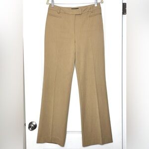 Vintage Thailand Women’s Tan Dress Pants Size 6 30” Waist Straight Leg Career